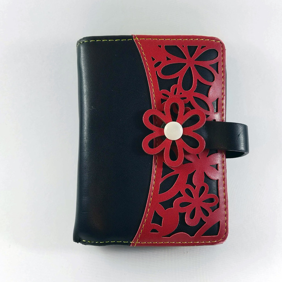 espe Handbags - ESPE floral lace vegan leather small wallet